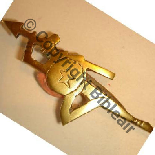 A0672 3eEIV HENRY ARNAUD GE.314 TOURS  Fab LOC TCHAD... Eping soudee Dos irreg 60x25mm Src.palpatine75 16Eur09.10 